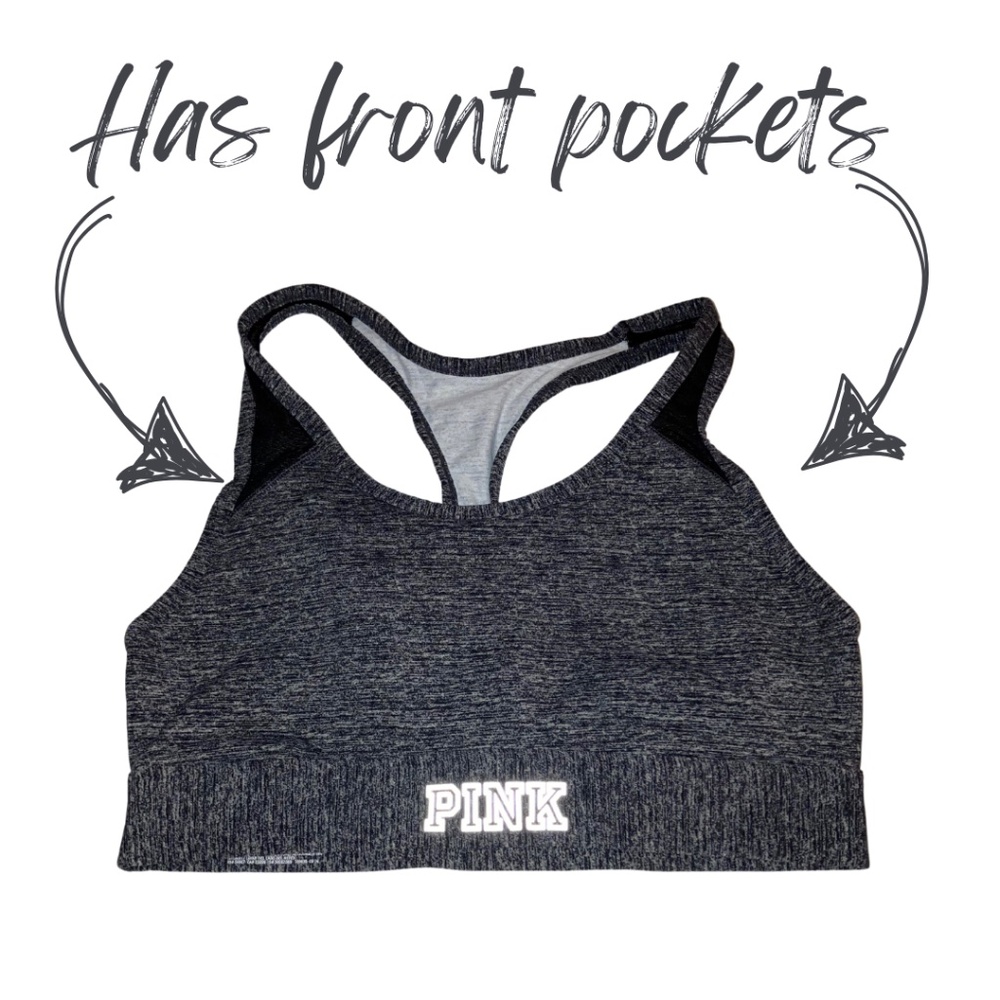 L | NWOT Pocket Sports Bra